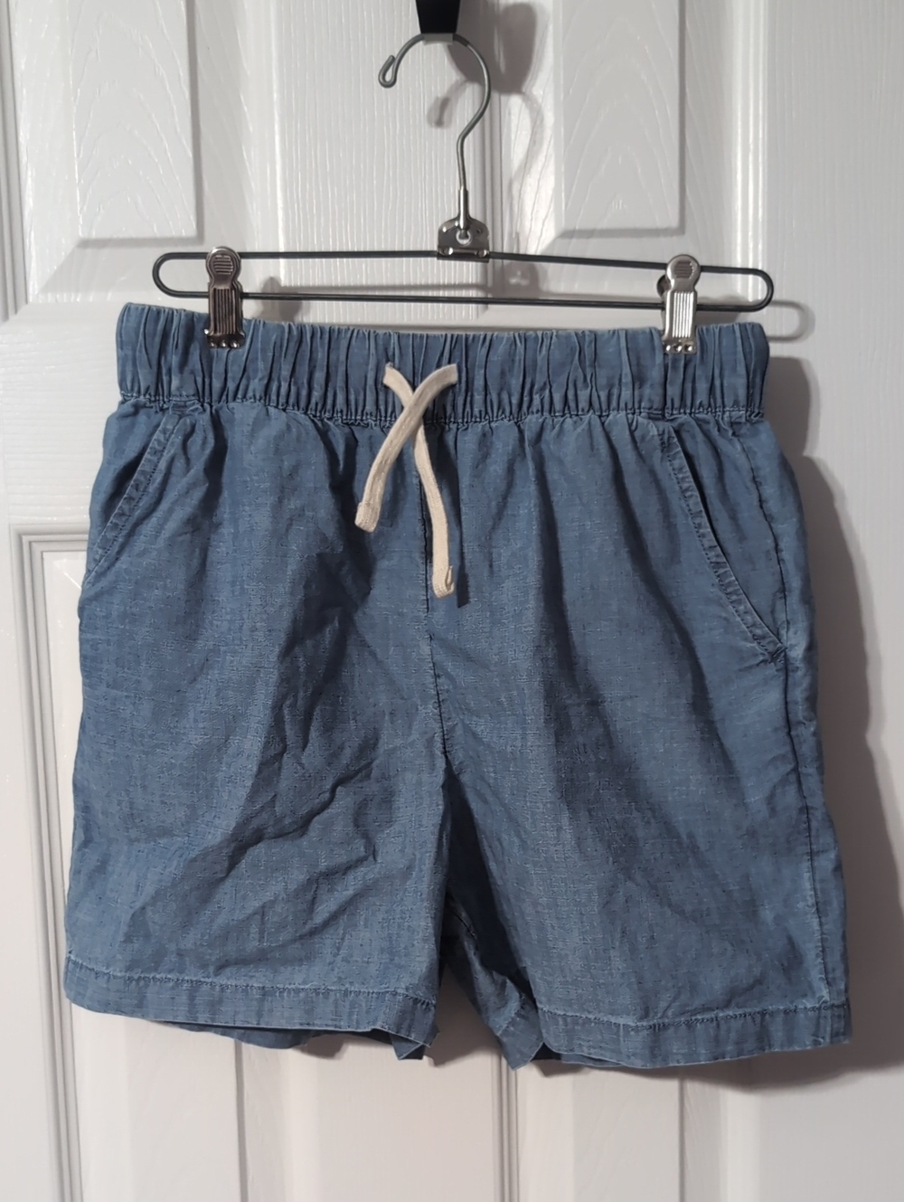 Girl's Casual Drawstring Shorts - Light Blue